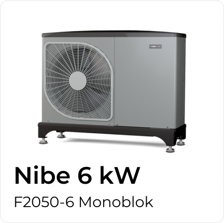 Nibe 6 kW (monoblok) - Fiche